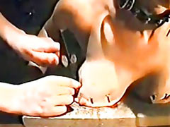 Huge anal gaping for gang bang cumshots